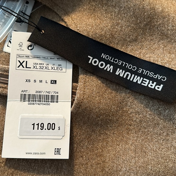 ZARA premium wool capsule collection travel set. NWT - Picture 5 of 7